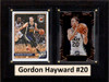 NBA 6"X8" Gordon Hayward Utah Jazz Two Card Plaque