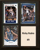 NBA 8"x10" Ricky Rubio Minnesota Timberwolves Three Card Plaque