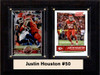 NFL 6"X8" Justin Houston Kansas City Chiefs Two Card Plaque