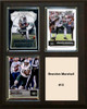 NFL 8"x10" Brandon Marshall New York Jets Three Card Plaque