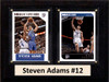 NBA 6"X8" Steven Adams Oklahoma City Thunder Two Card Plaque