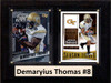 NCAA 6"X8" Demaryius Thomas Georgia Tech Yellow Jackets Two Card Plaque