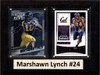 NCAA 6"X8" Marshawn Lynch California Golden Bears Two Card Plaque