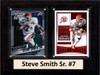 NCAA 6"X8" Steve Smith Utah Utes Two Card Plaque