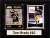 NCAA 6"X8" Tom Brady Michigan Wolverines Two Card Plaque
