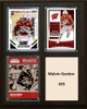 NCAA 8"X10" Melvin Gordon Nebraska Cornhuskers Three Card Plaque