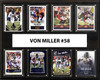 NFL 12"x15" Von Miller Denver Broncos 8-Card Plaque