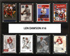 NFL 12"x15" Len Dawson  Kansas City Cheifs 8-Card Plaque