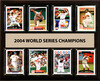 MLB 12"x15" Boston Red Sox 2004 World Series - 8-Card Plaque