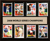 MLB 12"x15" Philadelphia Phillies 2008 World Series - 8-Card Plaque