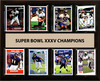 NFL 12"x15" Baltimore Ravens Super Bowl 35 - 8-Card Plaque