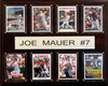 MLB 12"x15" Joe Mauer Minnesota Twins 8 Card Plaque