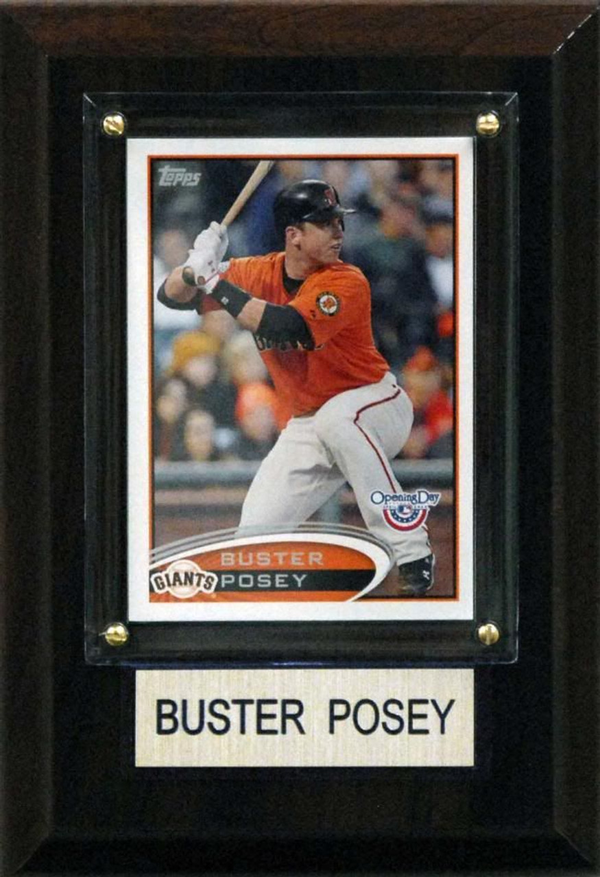 MLB 4"x6" Buster Posey San Francisco Giants Player Plaque