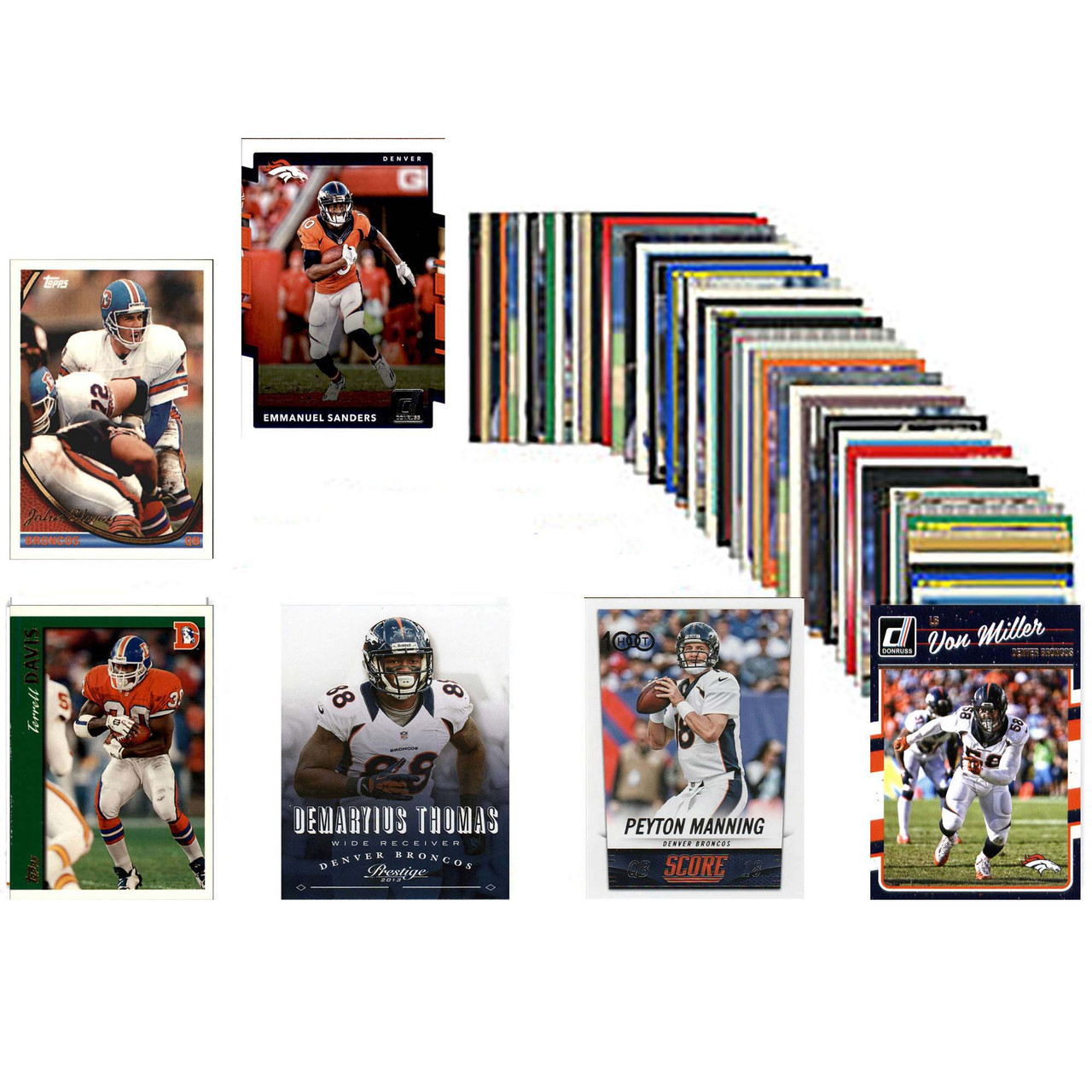 NFL Denver Broncos 50 Card Packs