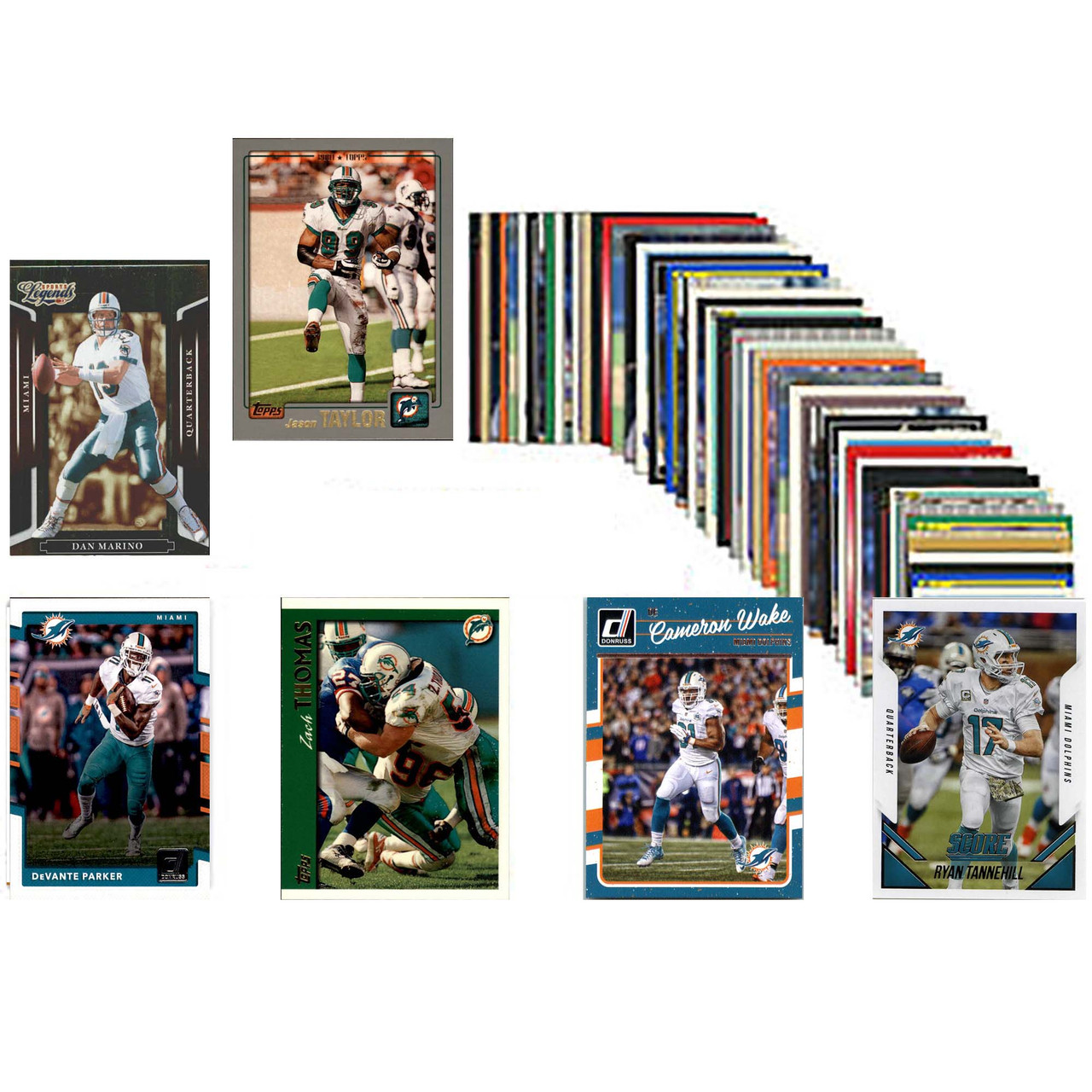 NFL Miami Dolphins 50 Card Packs