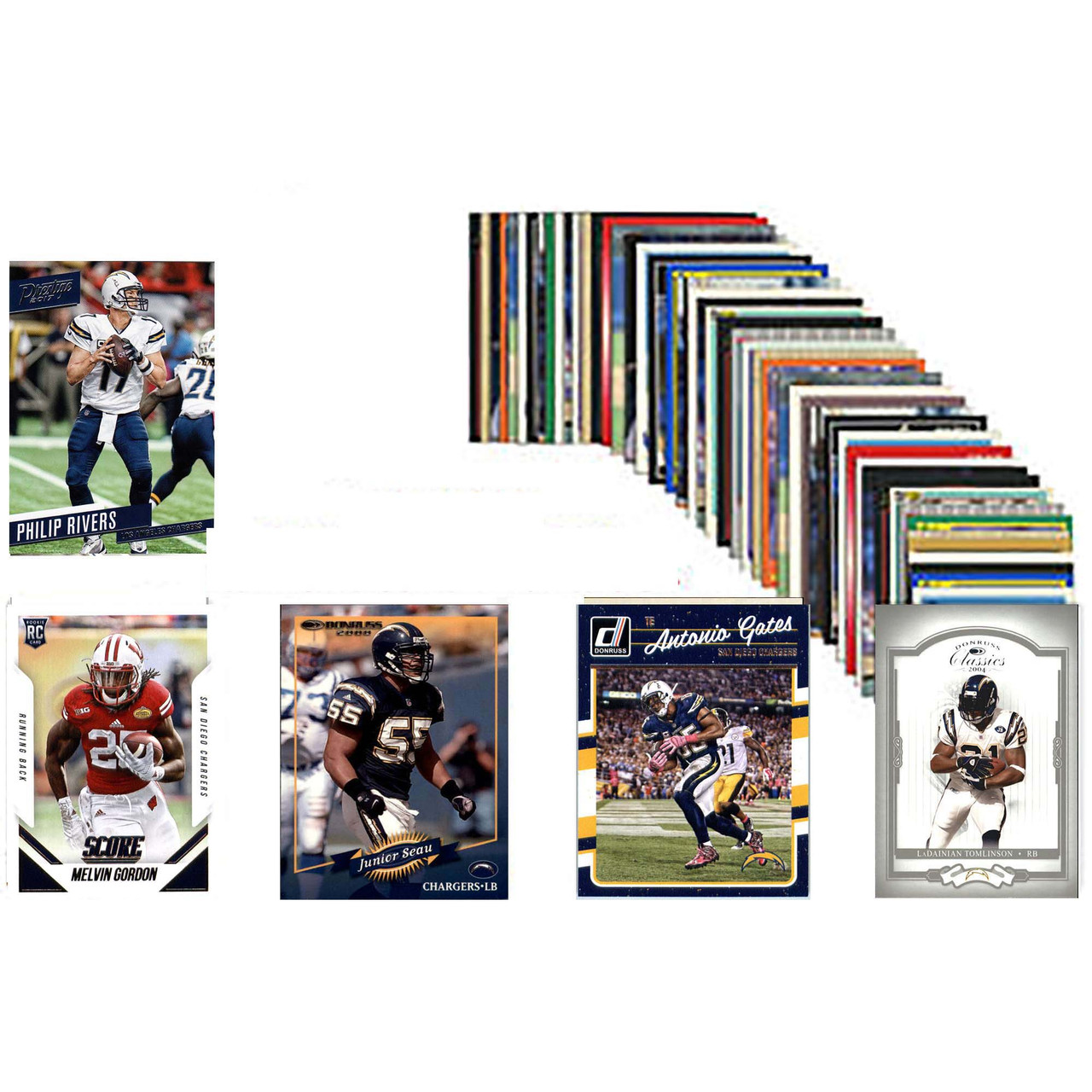 NFL Los Angeles Chargers 50 Card Packs