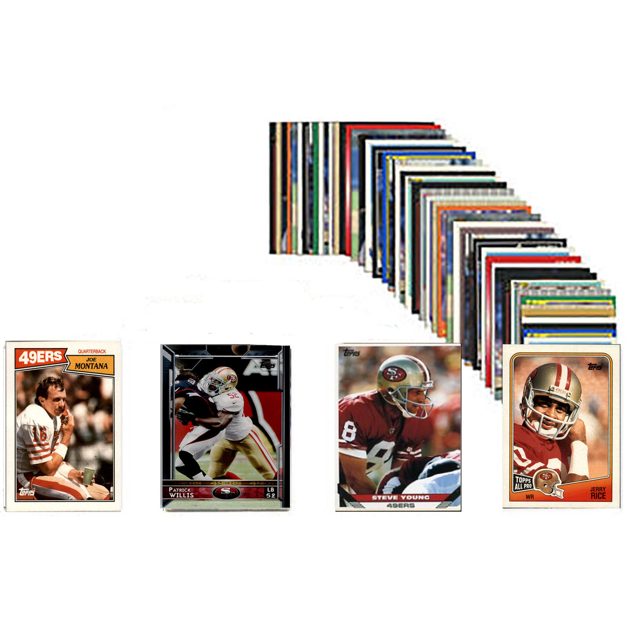 NFL San Francisco 49ers 50 Card Packs