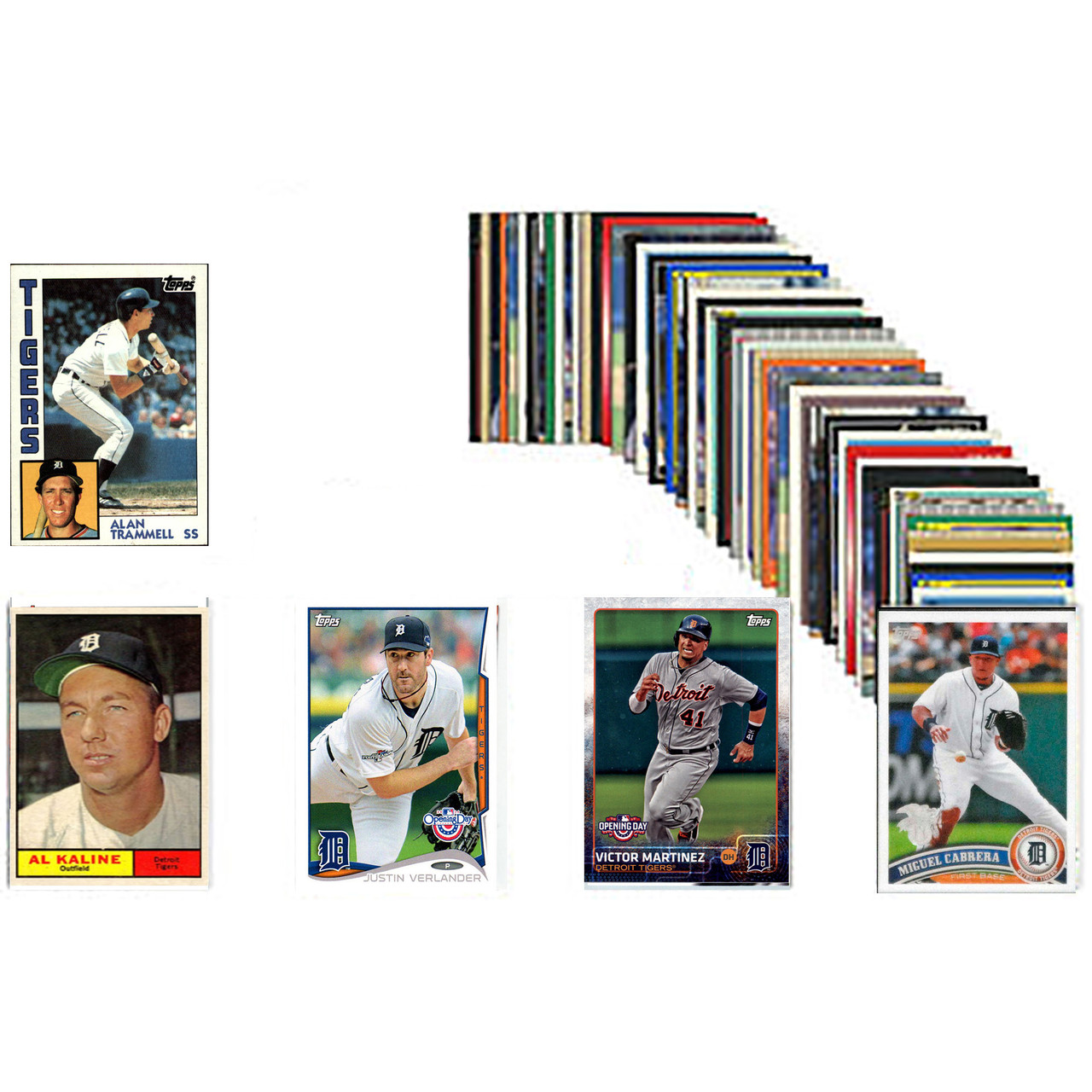 MLB Detroit Tigers 50 Card Packs