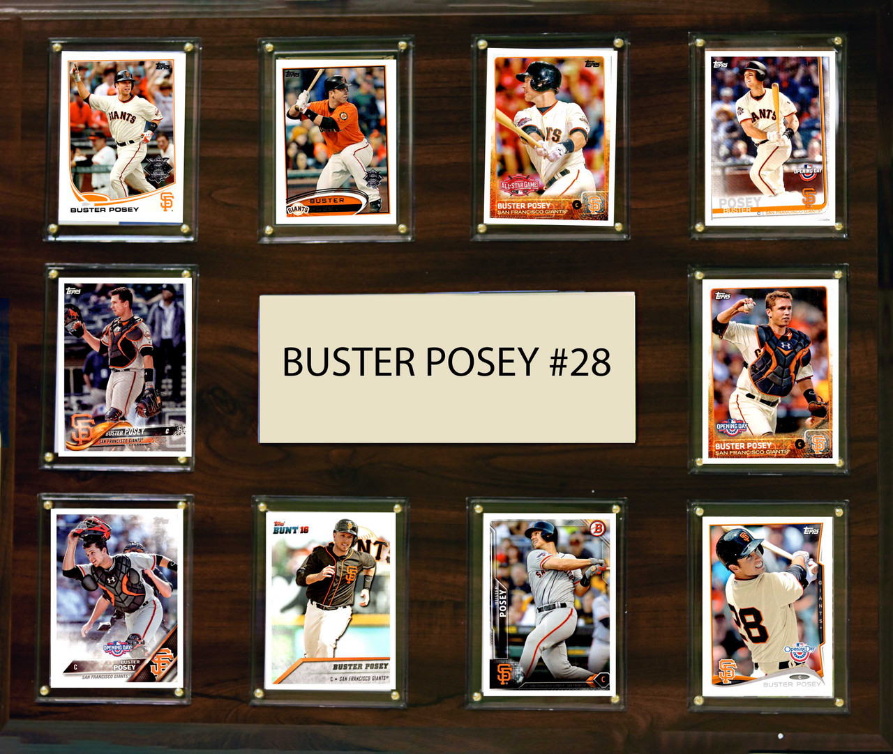 MLB 15"x18" Buster Posey San Francisco Giants Player Plaque