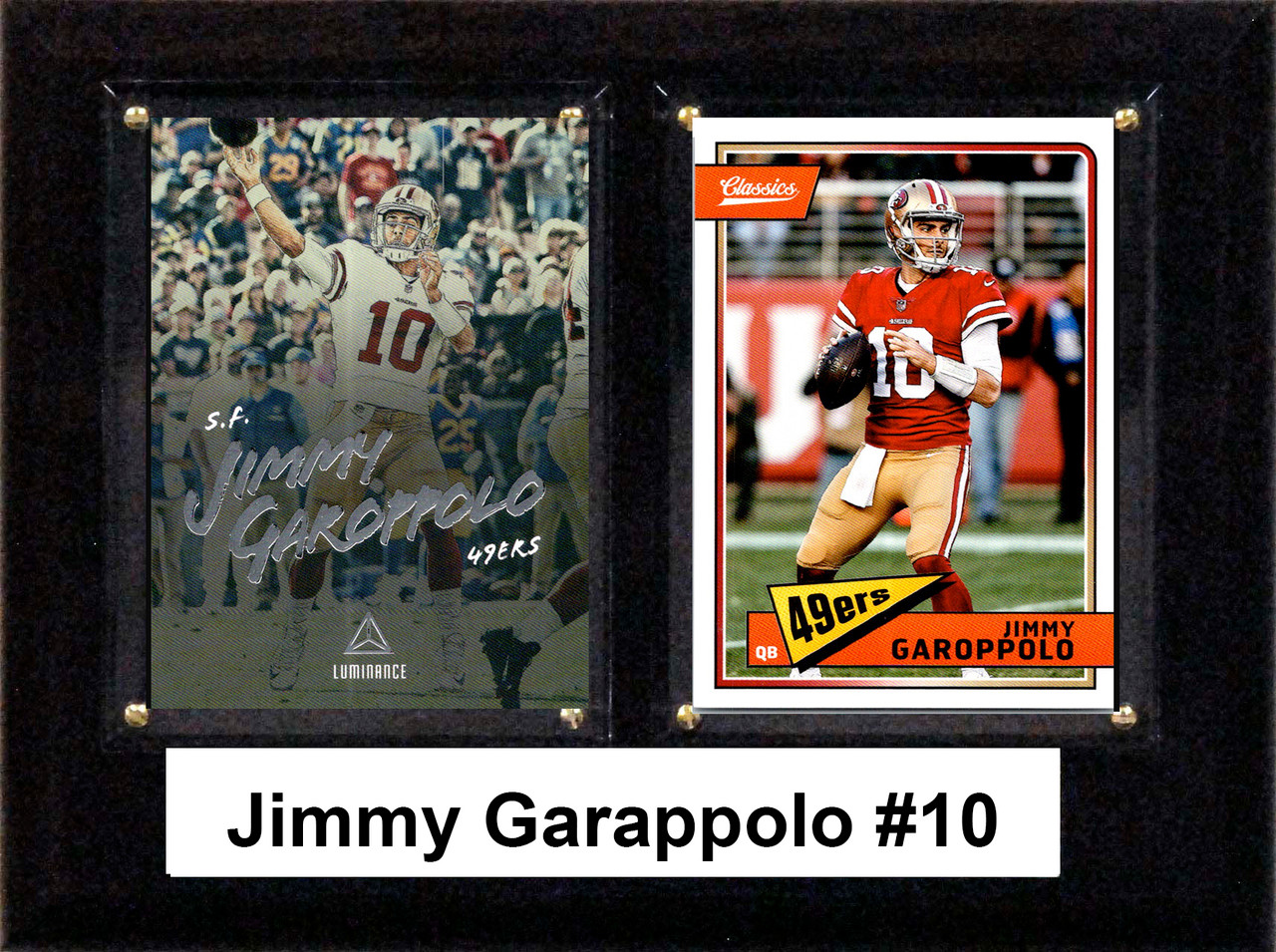 NFL 6"x8" Jimmy Garappolo San Francisco 49ers Two Card Plaque