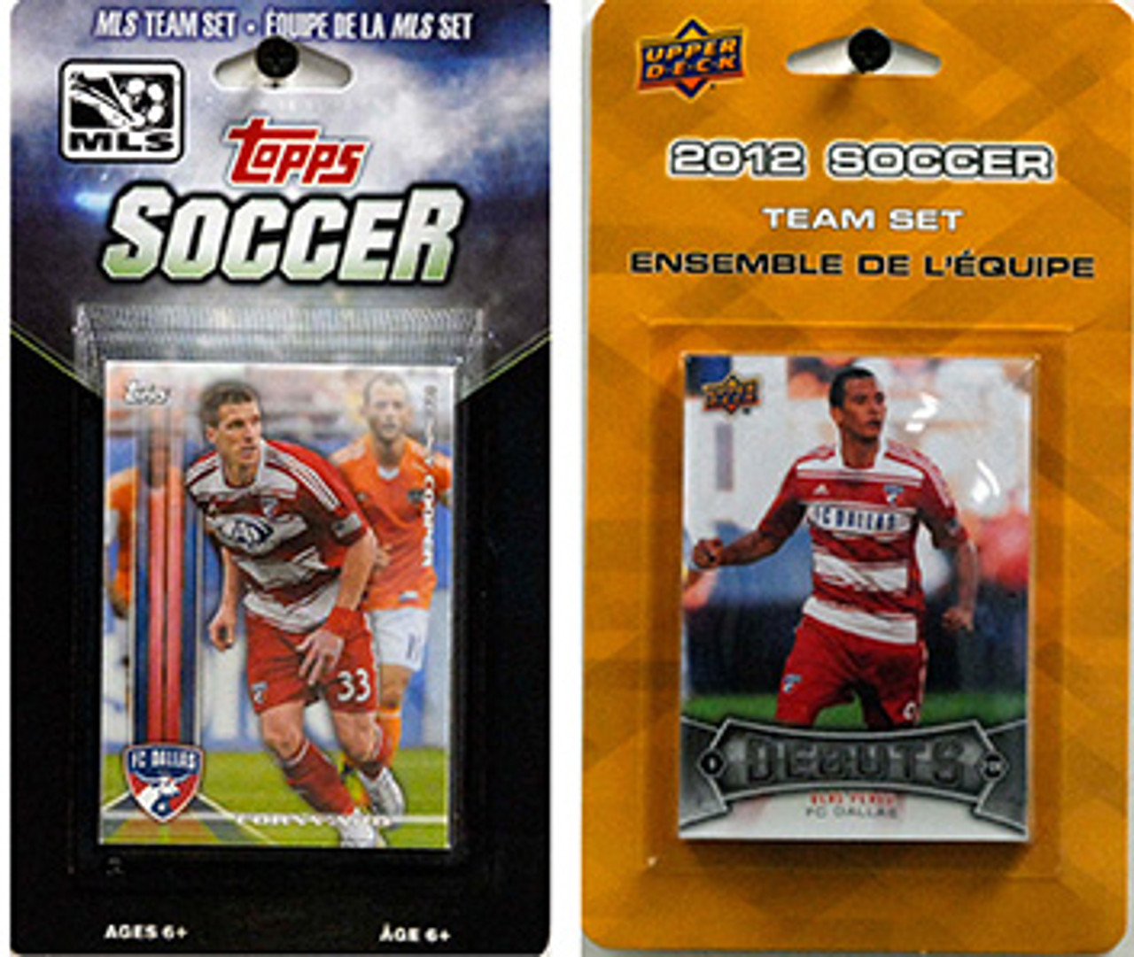 MLS FC Dallas 2 Different Licensed Trading Card Team Sets
