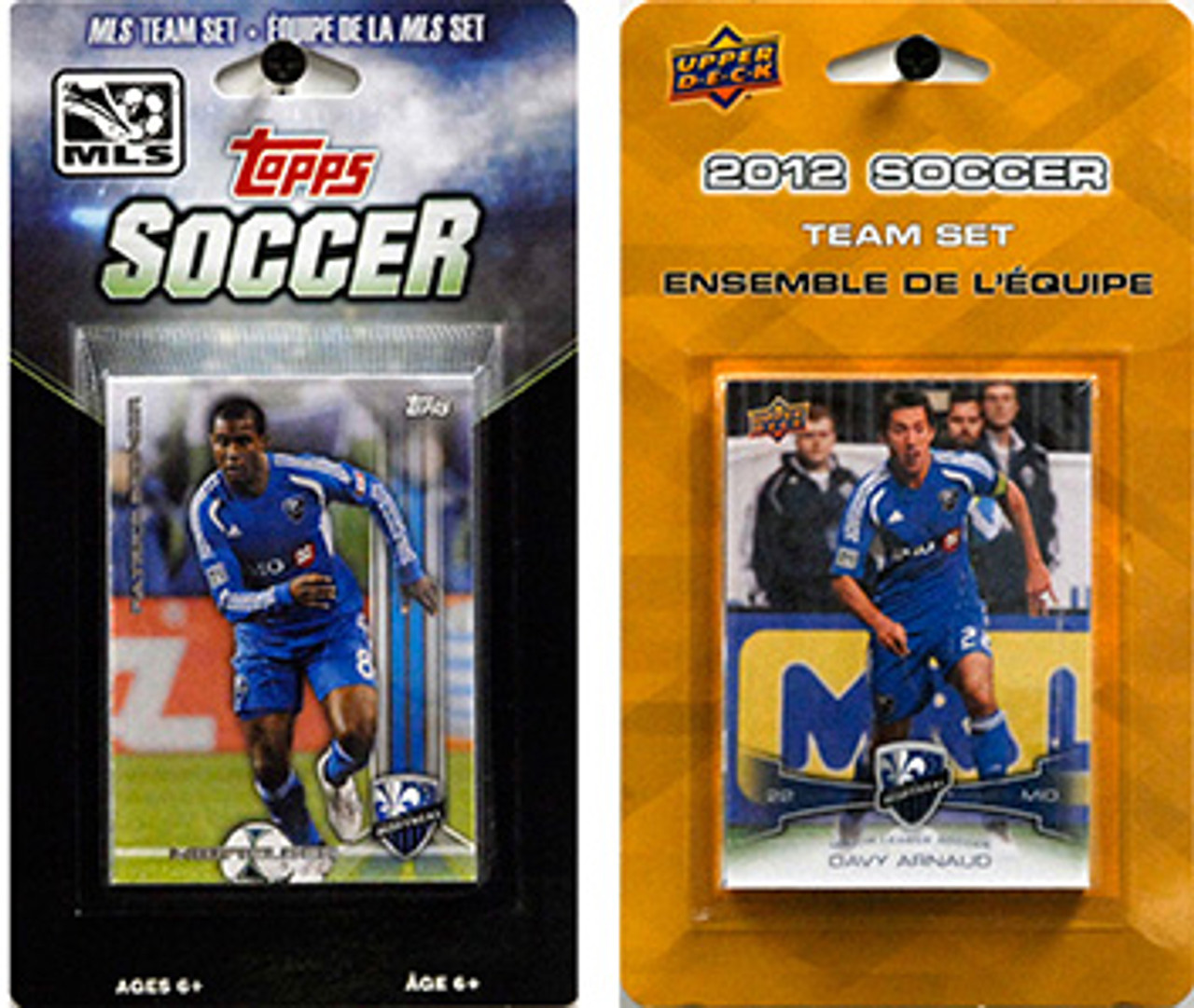 MLS Montreal Impact 2 Different Licensed Trading Card Team Sets
