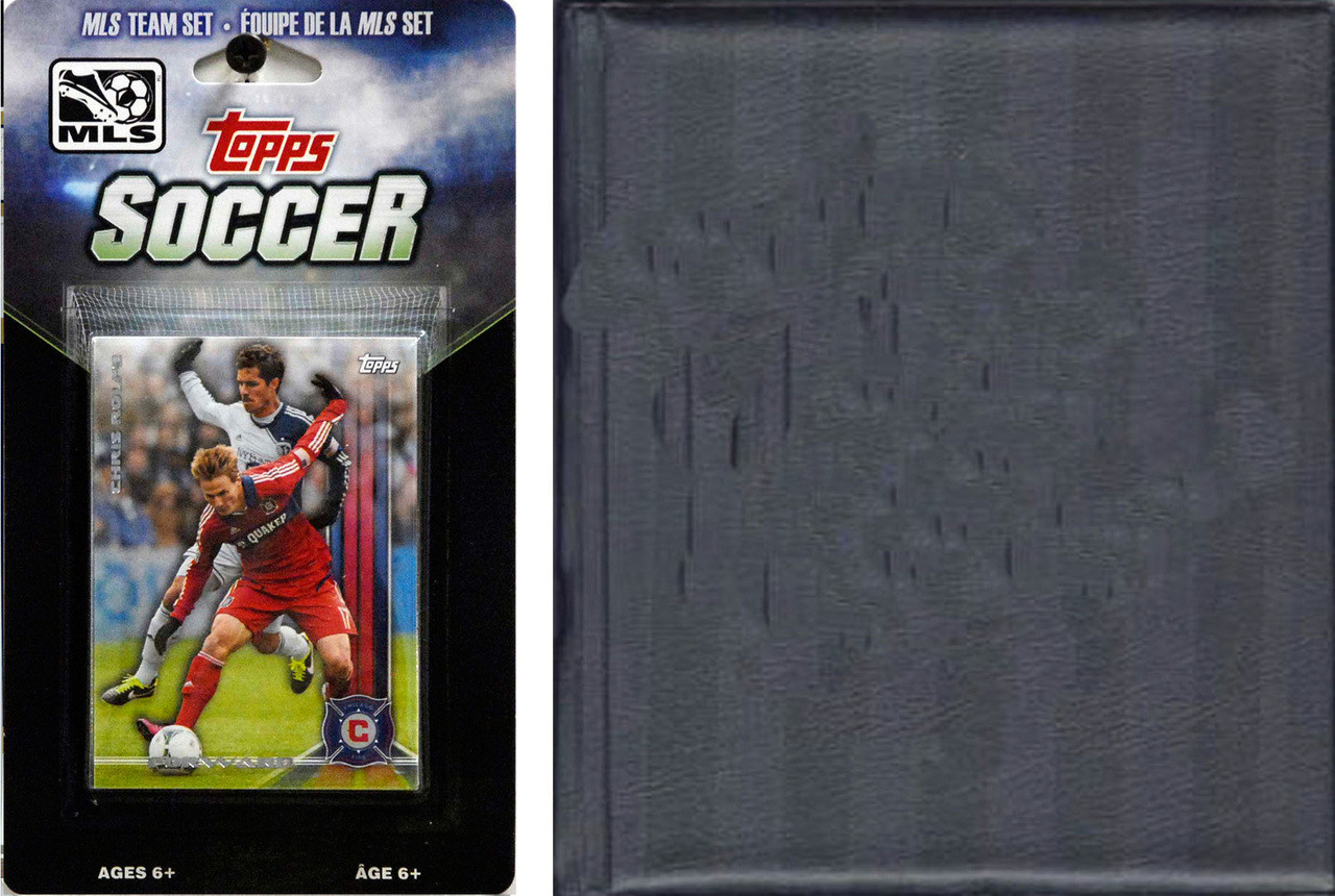 MLS Chicago Fire Licensed 2013 Topps Team Set and Storage Album