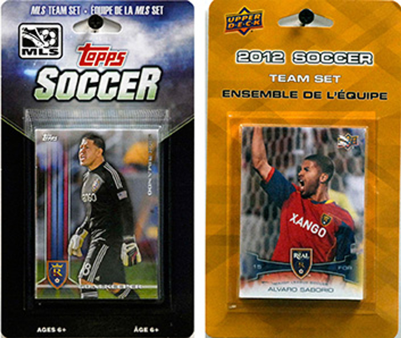 MLS Real Salt Lake 2 Different Licensed Trading Card Team Sets