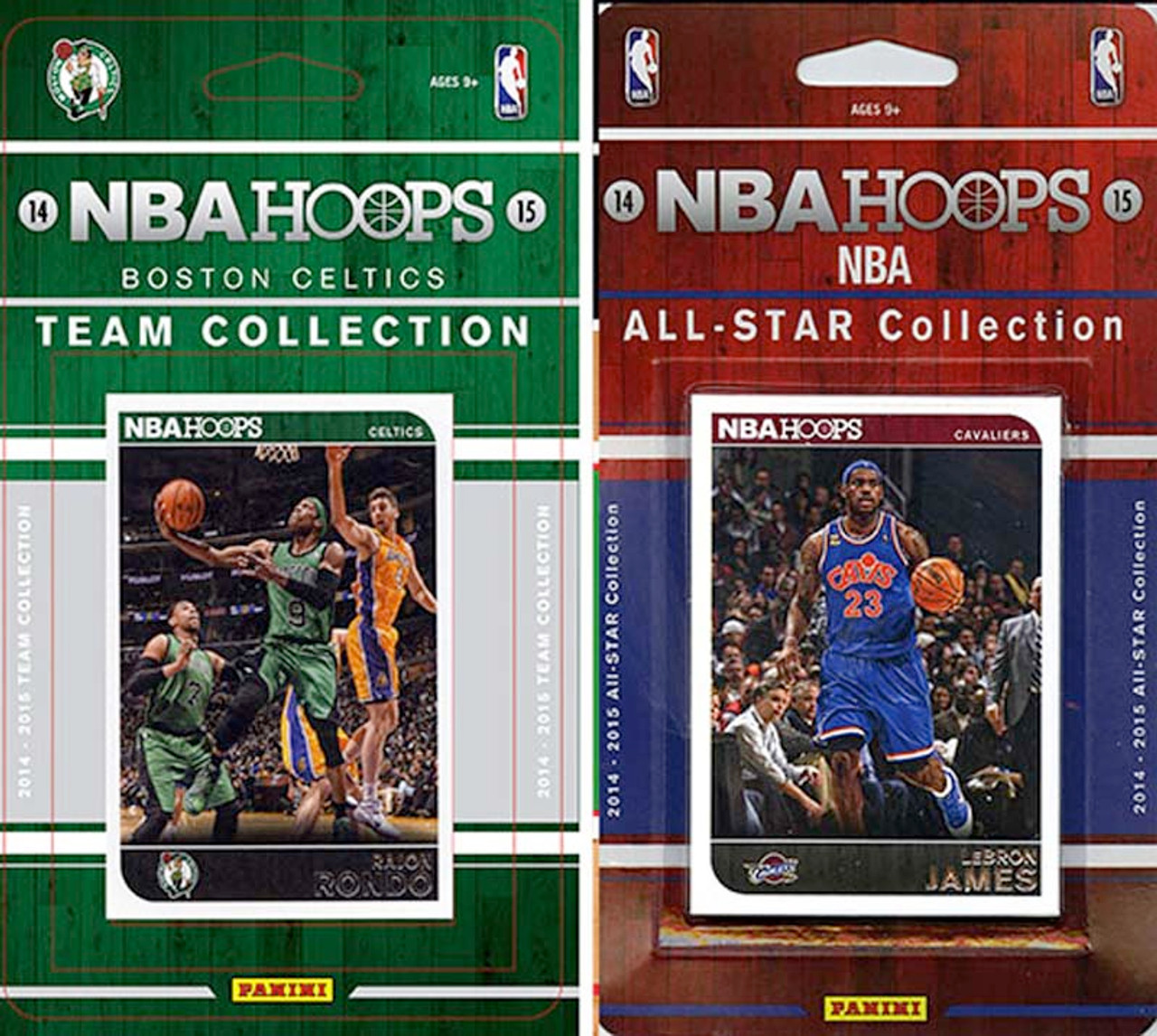 NBA Boston Celtics Licensed 2014-15 Hoops Team Set Plus 2014-15 Hoops All-Star Set