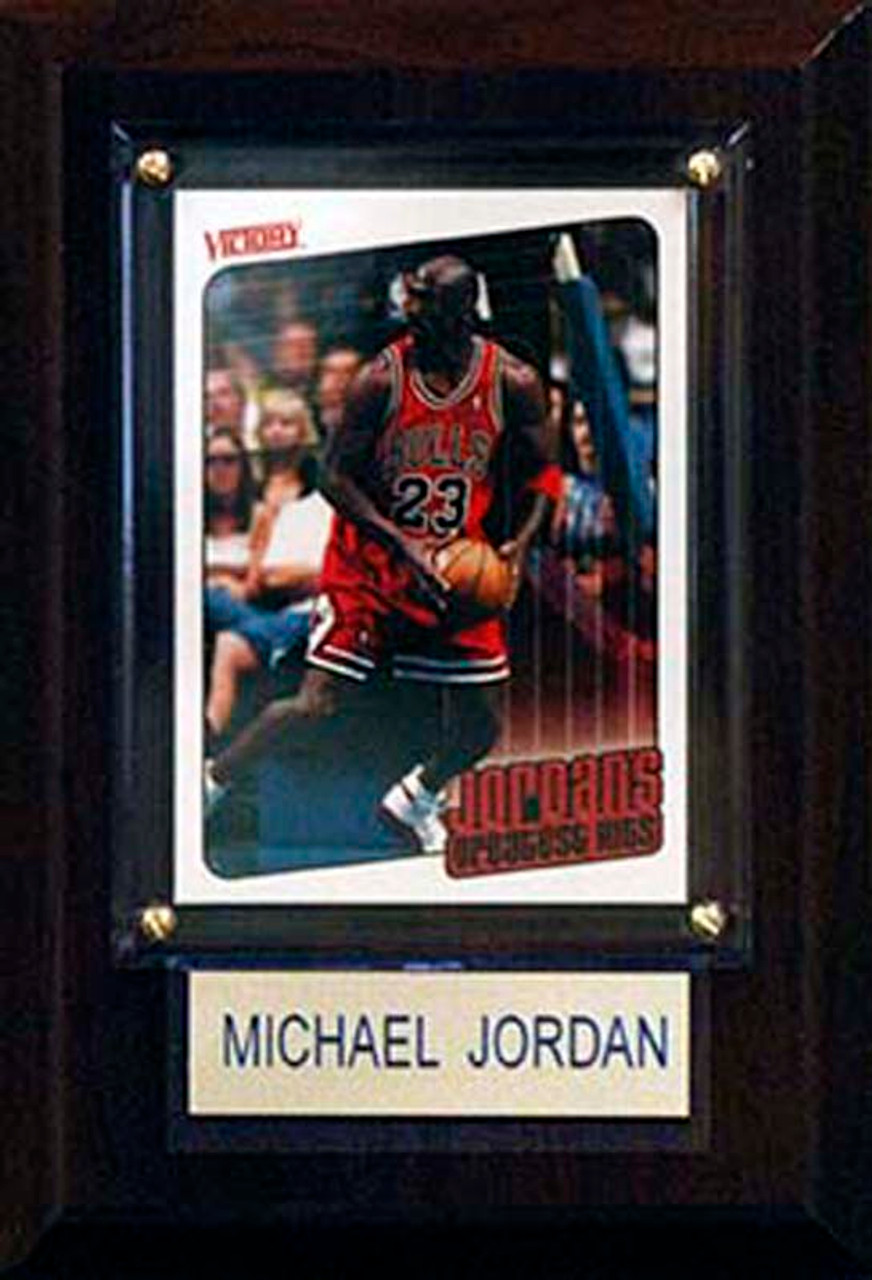 NBA 4"x6" Michael Jordan Chicago Bulls Player Plaque