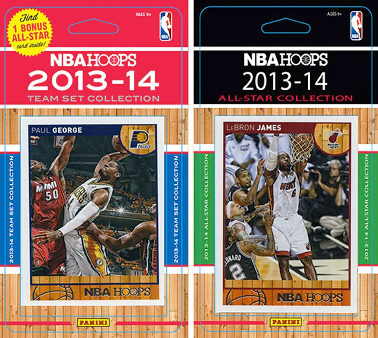 NBA Indiana Pacers Licensed 2013-14 Hoops Team Set Plus 2013-24 Hoops All-Star Set
