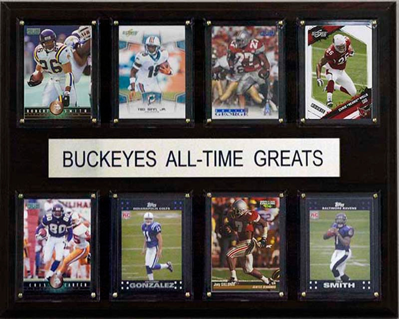 NCAA Football 12"x15" Ohio State Buckeyes All-Time Greats Plaque