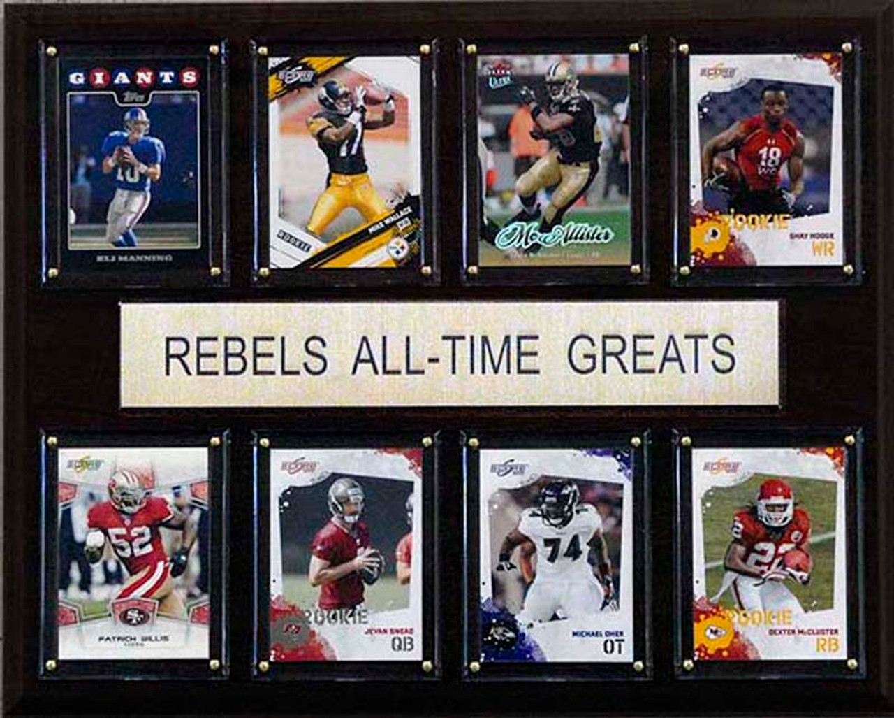 NCAA Football 12"x15" Ole Miss Rebels All-Time Greats Plaque