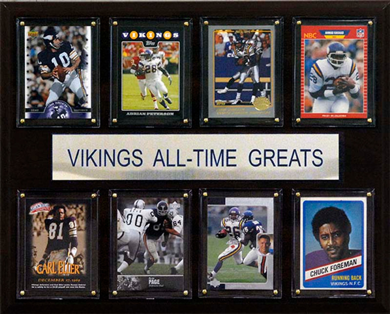 NFL 12"x15" Minnesota Vikings All-Time Greats Plaque