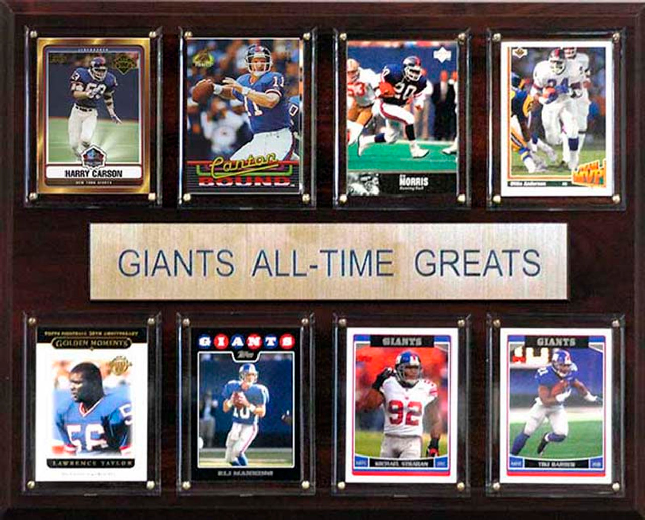 NFL 12"x15" New York Giants All-Time Greats Plaque