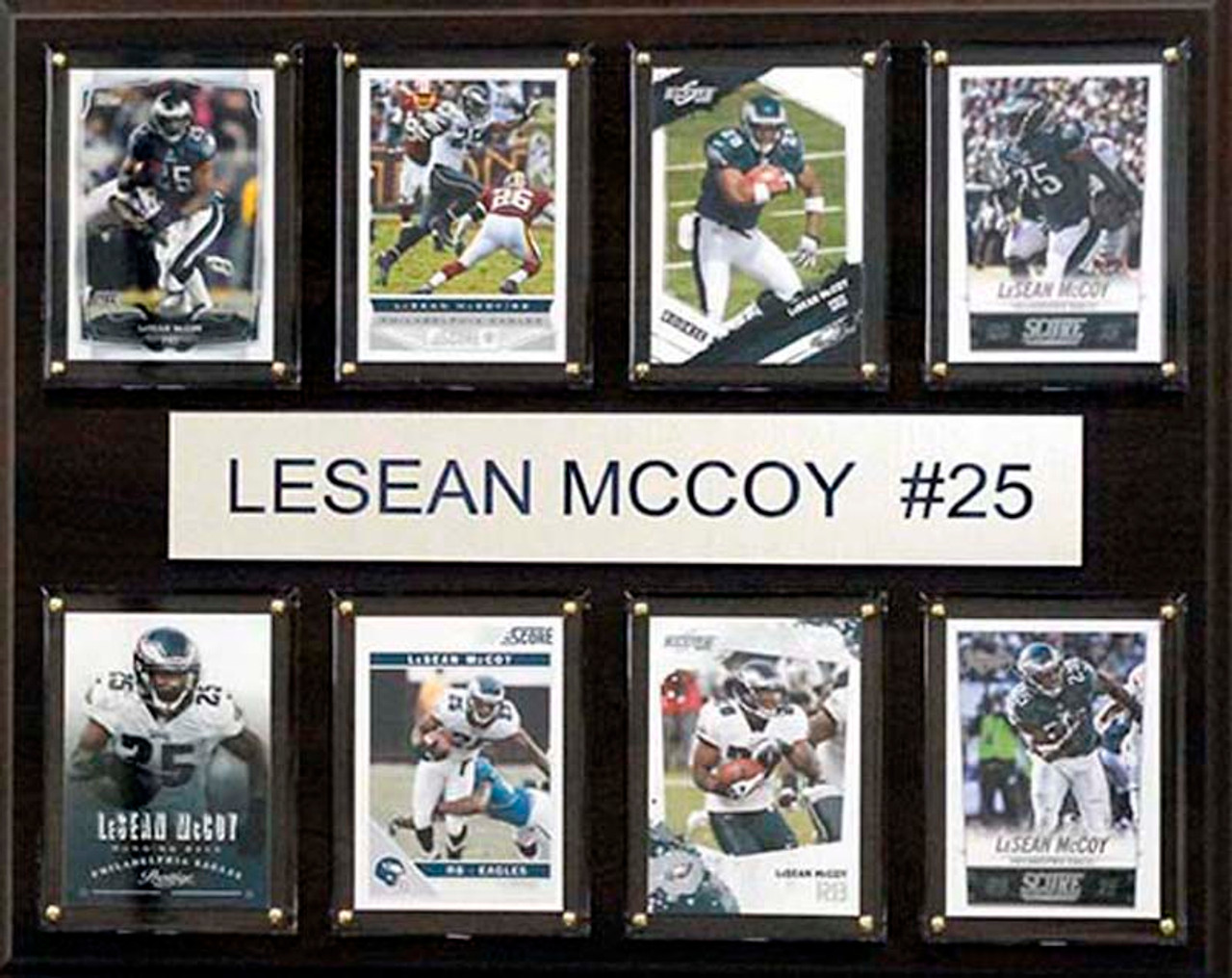 NFL 12"x15" LeSean McCoy Philadelphia Eagles 8-Card Plaque