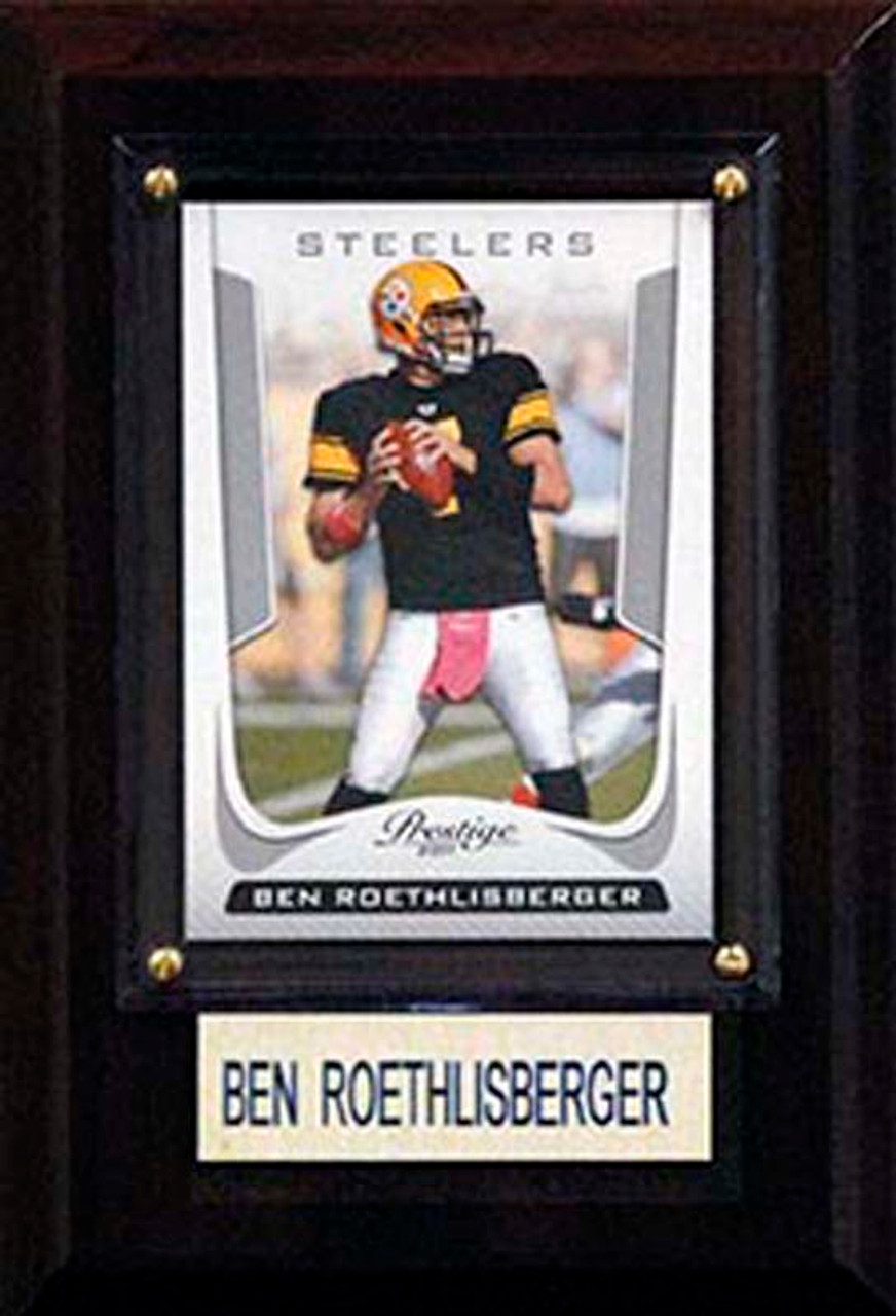 NFL 4"x6" Ben Roethlisberger Pittsburgh Steelers Player Plaque