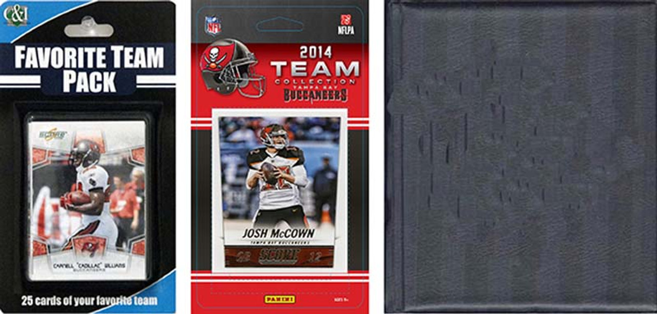 NFL Tampa Bay Buccaneers Licensed 2014 Score Team Set and Favorite Player Trading Card Pack Plus Storage Album