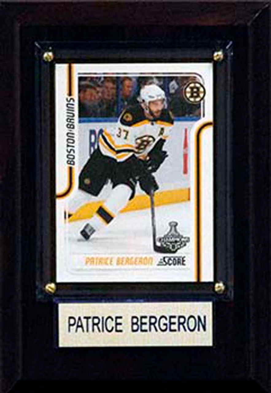 NHL 4"x6" Patrice Bergeron Boston Bruins Player Plaque