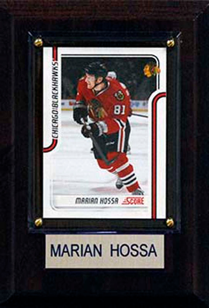 NHL 4"x6" Marian Hossa Chicago Blackhawks Player Plaque