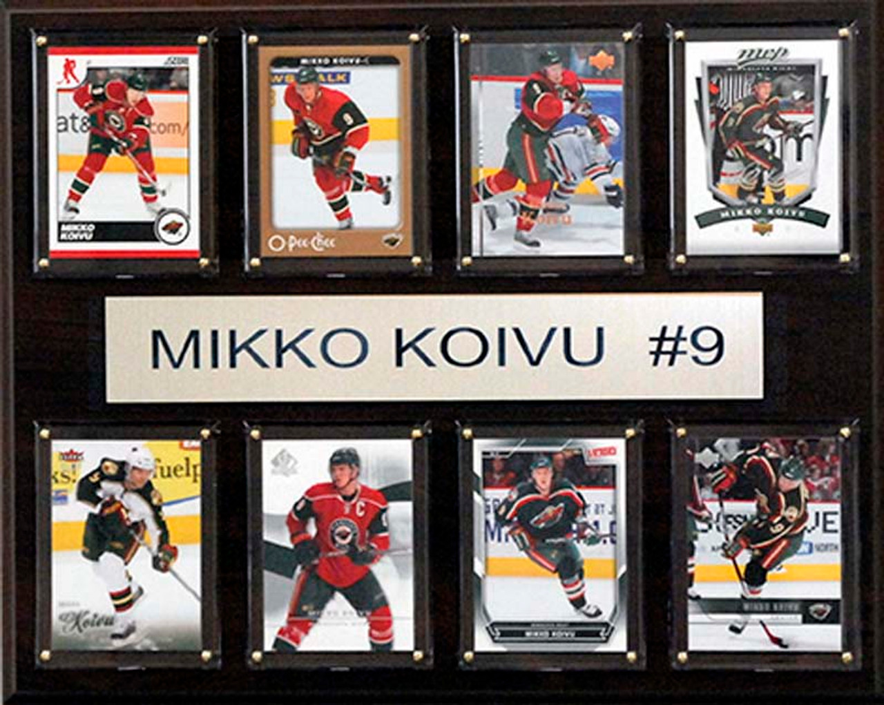 NHL 12"x15" Mikko Koivu Minnesota Wild 8-Card Plaque