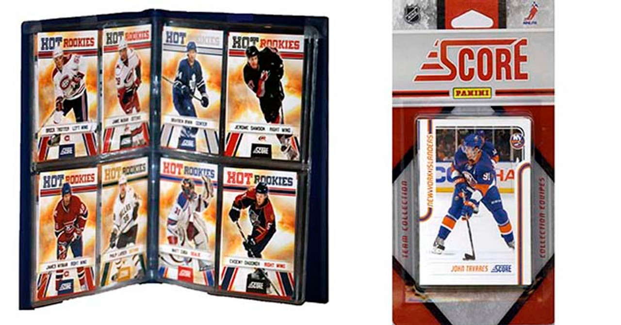 NHL New York Islanders Licensed 2011 Score Team Set and Storage Album