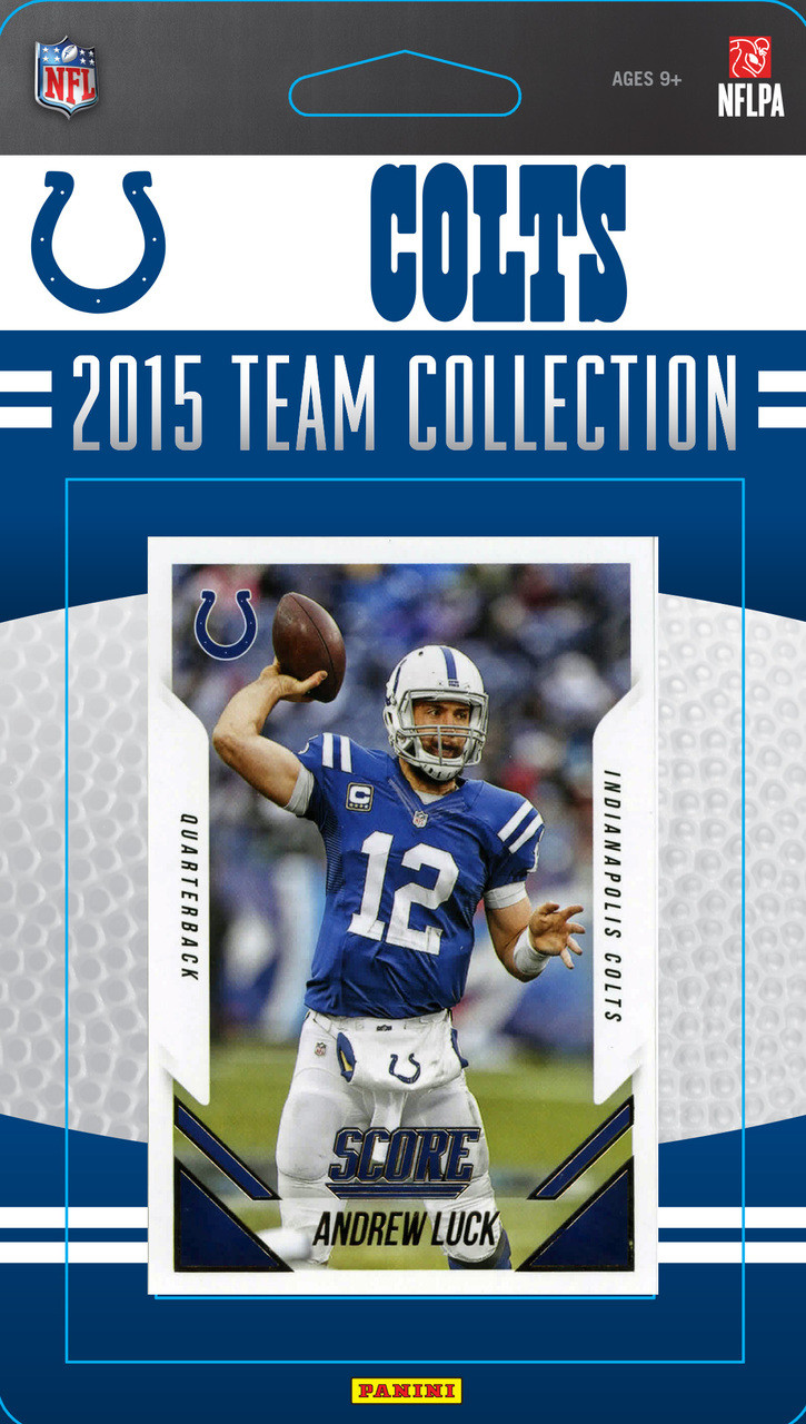 NFL Indianapolis Colts Licensed 2015 Score Team Set.