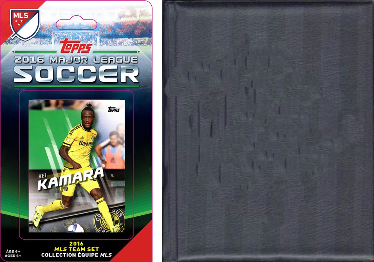 MLS Columbus Crew Licensed 2016 Topps Team Set and Storage Album