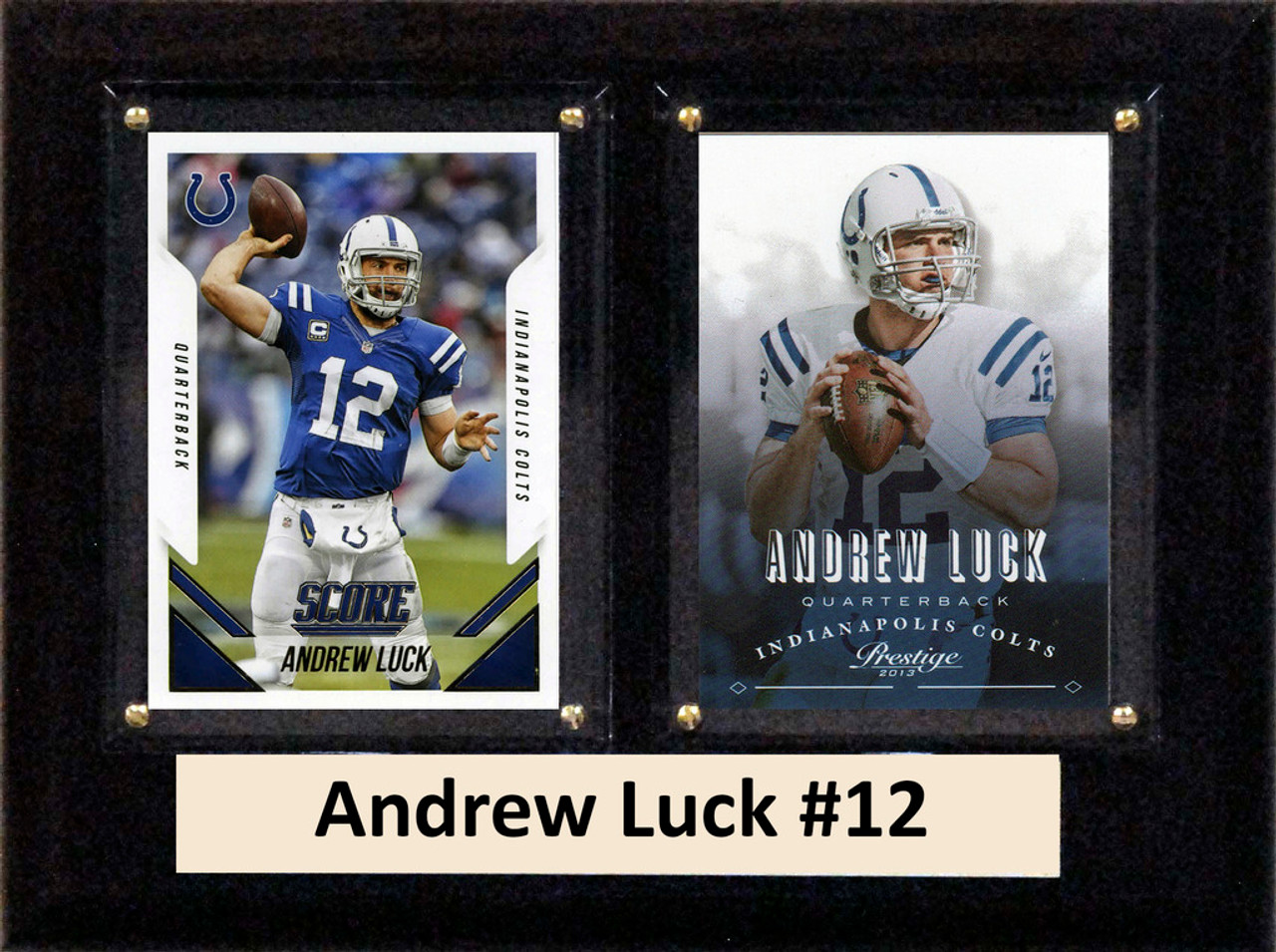 NFL 6"X8" Andrew Luck Indianapolis Colts Two Card Plaque