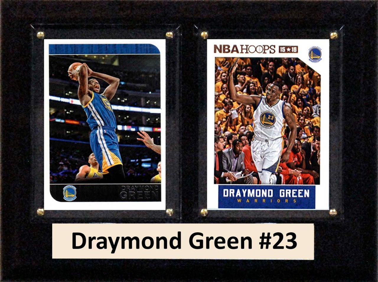 NBA 6"X8" Draymond Green Golden State Warriors Two Card Plaque