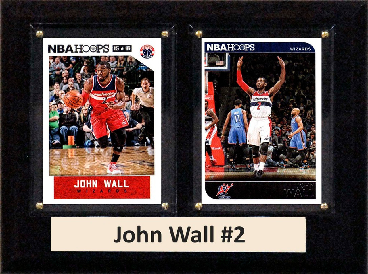 NBA 6"X8" John Wall Washington Wizards Two Card Plaque