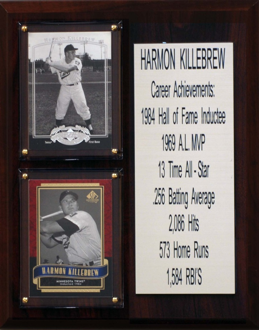 MLB 8"X10" Harmon Killebrew Minnesota Twins Career Stat Plaque