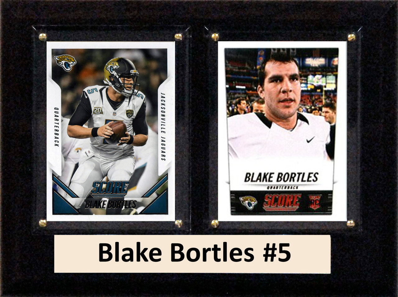 NFL 6"X8" Blake Bortles Jacksonville Jaguars Two Card Plaque