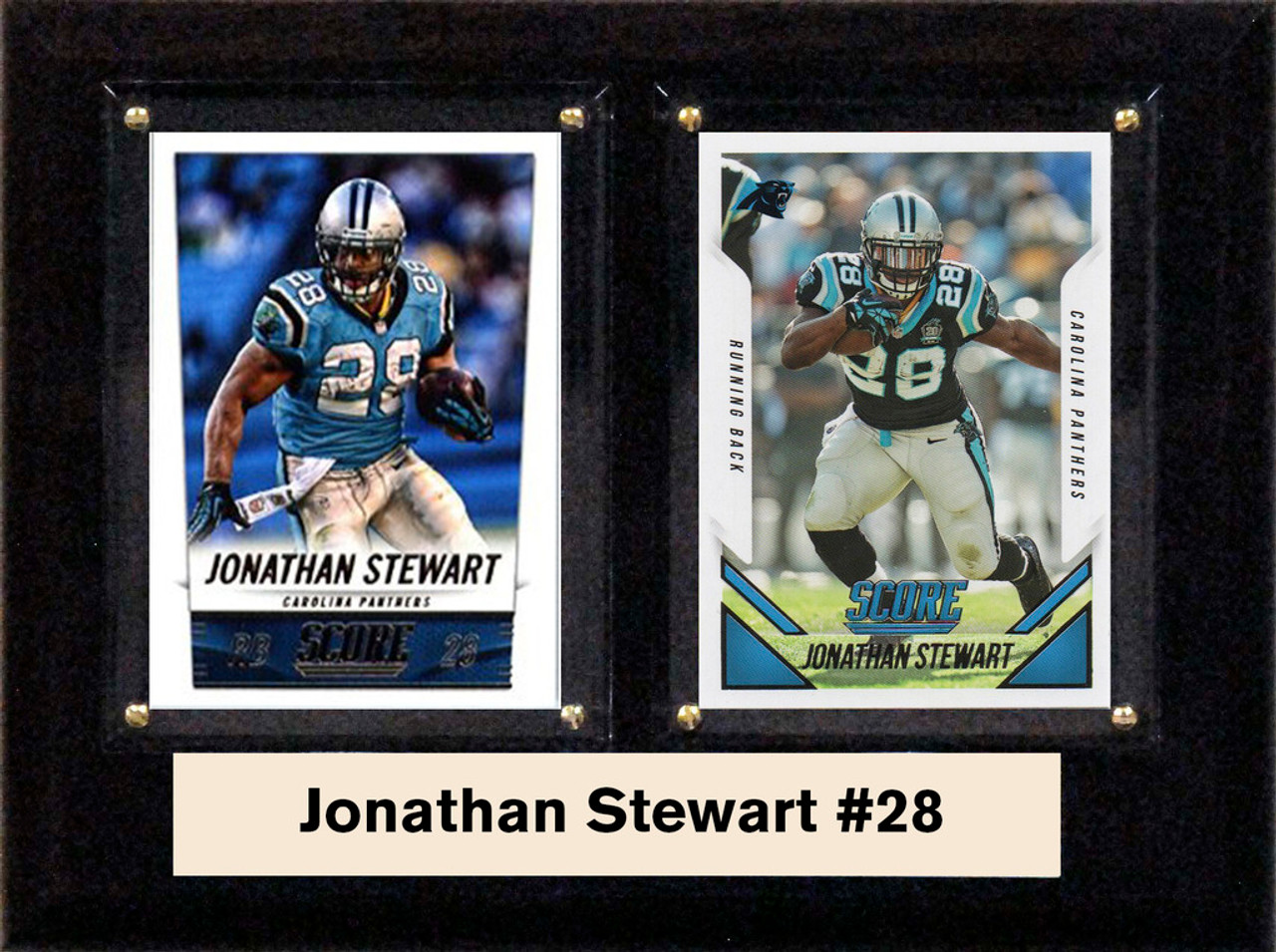 NFL 6"X8" Jonathan Stewart Carolina Panthers Two Card Plaque